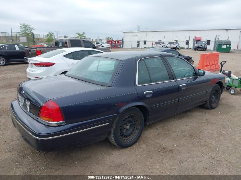 2000 Ford Crown Victoria Lx VIN: 2FAFP74W1YX139599 Lot: 39257570