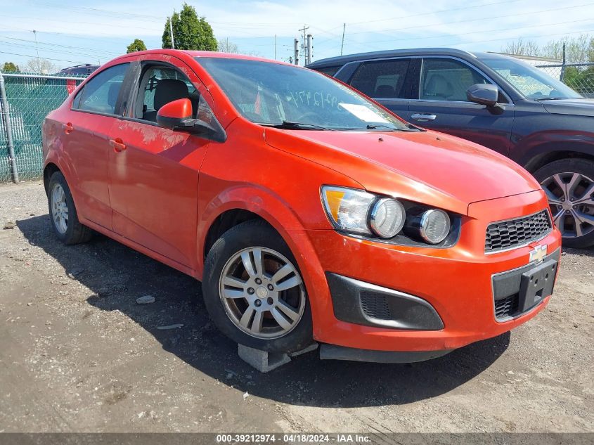 2012 Chevrolet Sonic 2Ls VIN: 1G1JA5SH8C4227430 Lot: 39212974