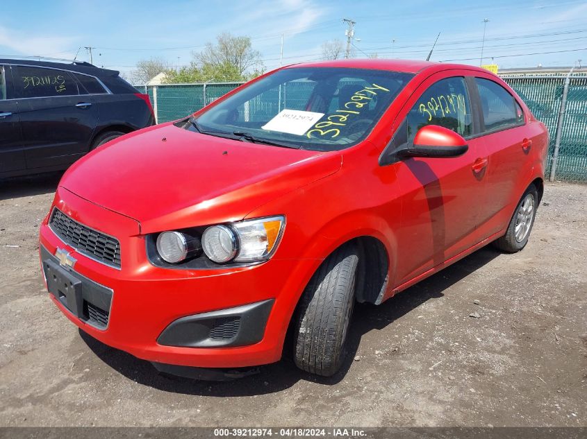 2012 Chevrolet Sonic 2Ls VIN: 1G1JA5SH8C4227430 Lot: 39212974