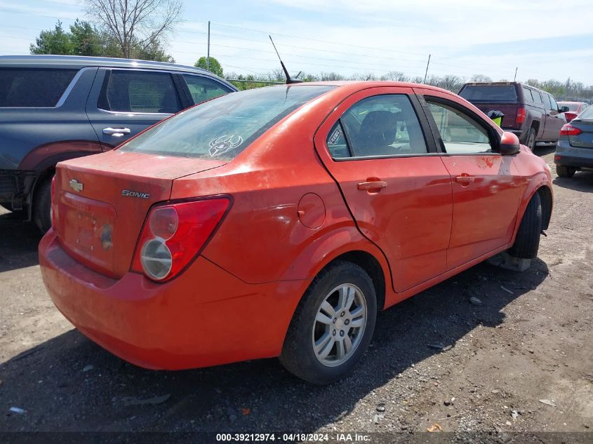 2012 Chevrolet Sonic 2Ls VIN: 1G1JA5SH8C4227430 Lot: 39212974