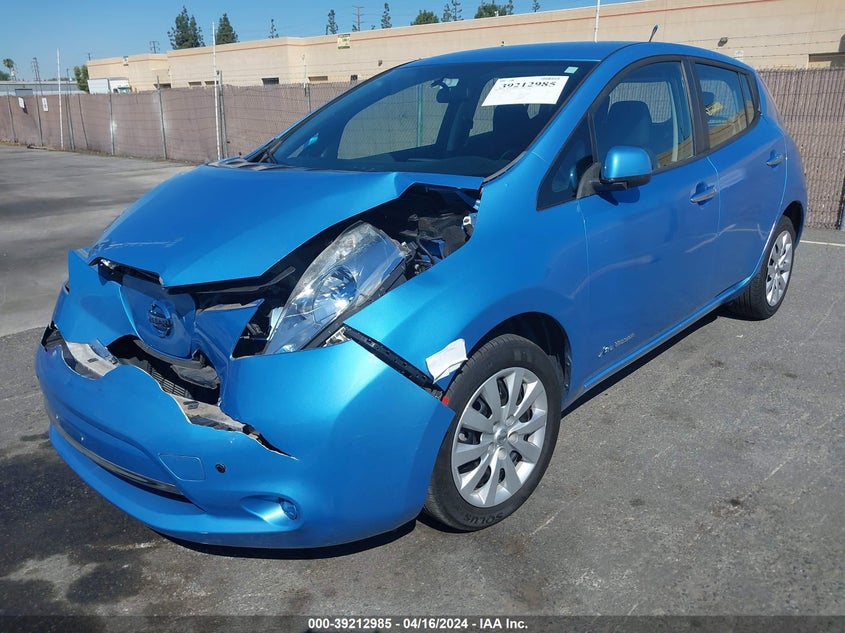2013 Nissan Leaf S VIN: 1N4AZ0CP3DC420932 Lot: 39212985