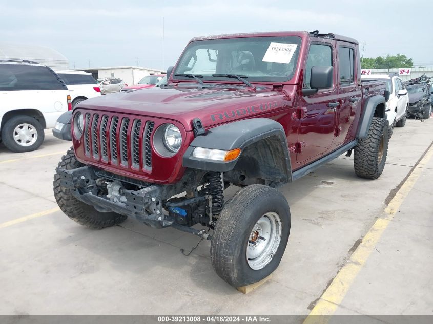 2021 Jeep Gladiator Rubicon 4X4 VIN: 1C6JJTBG4ML596996 Lot: 39213008