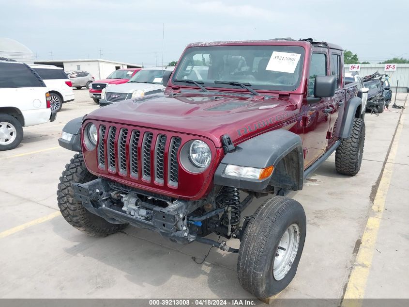 2021 Jeep Gladiator Rubicon 4X4 VIN: 1C6JJTBG4ML596996 Lot: 39213008