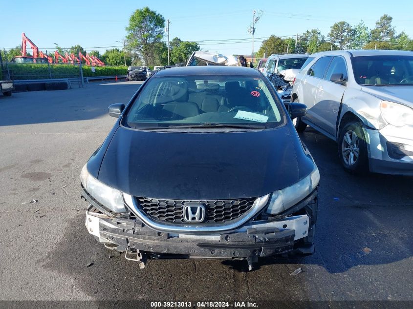 2015 Honda Civic Lx VIN: 19XFB2F5XFE271327 Lot: 39213013