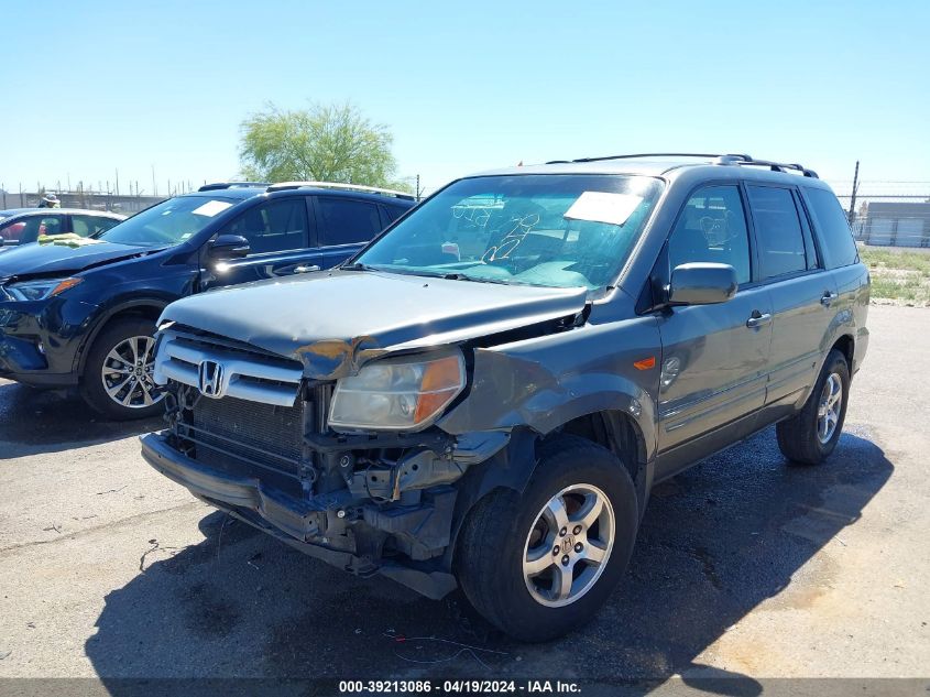 5FNYF18708B019492 2008 Honda Pilot Ex-L