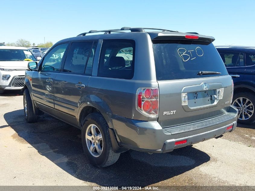 5FNYF18708B019492 2008 Honda Pilot Ex-L