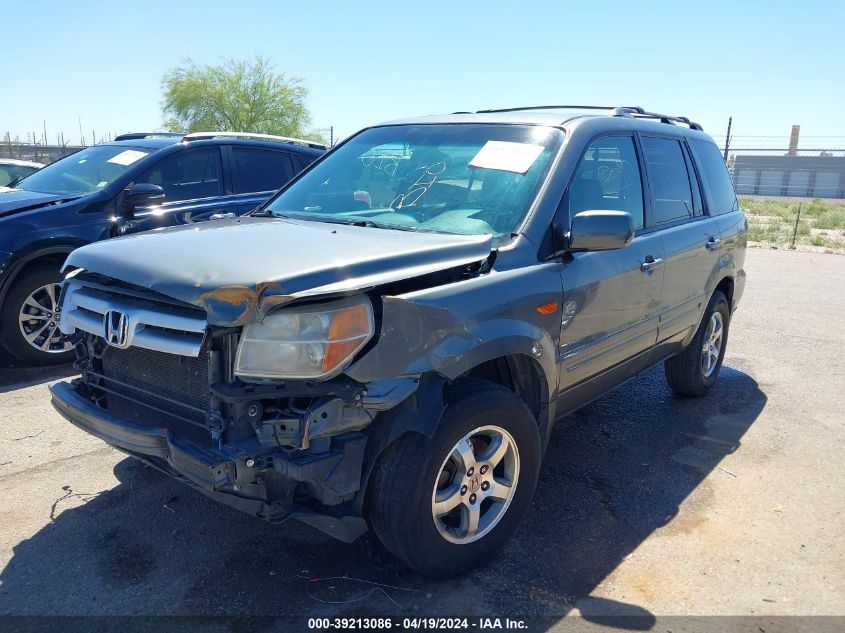 5FNYF18708B019492 2008 Honda Pilot Ex-L