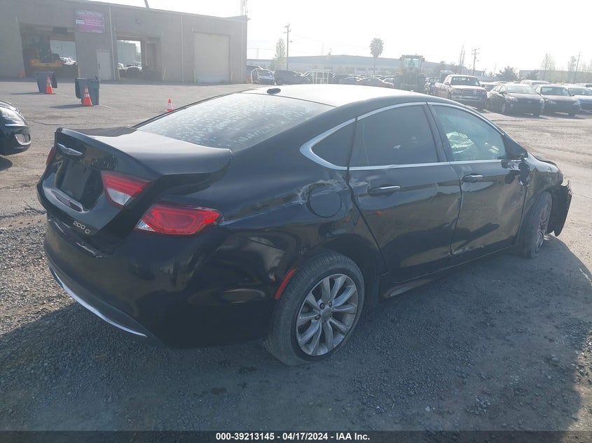 2015 Chrysler 200 C VIN: 1C3CCCCB3FN549534 Lot: 39213145