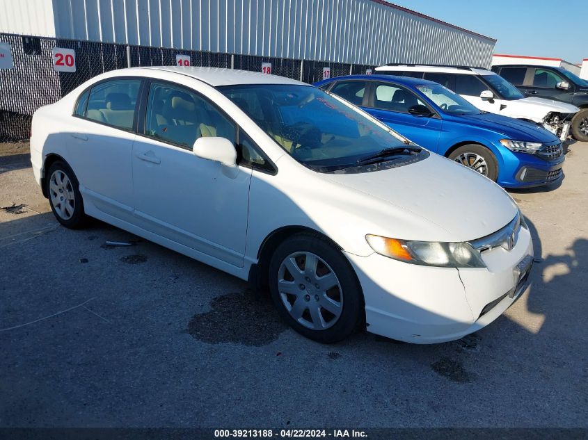 2007 Honda Civic Lx VIN: 1HGFA16577L001009 Lot: 39213188