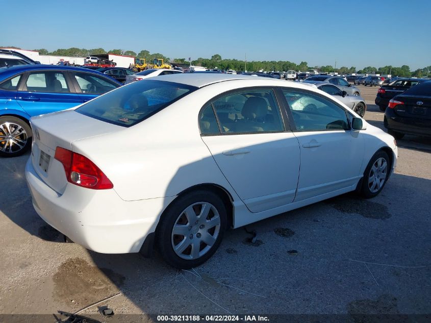 2007 Honda Civic Lx VIN: 1HGFA16577L001009 Lot: 39213188
