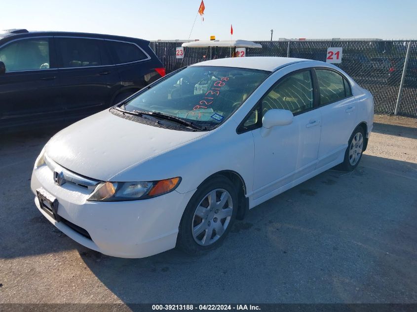 2007 Honda Civic Lx VIN: 1HGFA16577L001009 Lot: 39213188