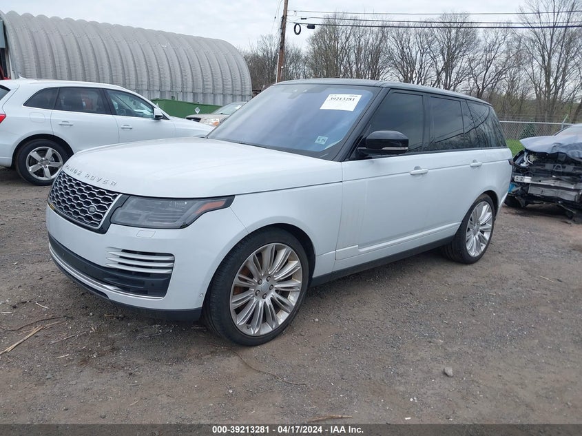 VIN SALGS2RE8KA557991 2019 LAND ROVER RANGE ROVER 5.0L V8 SUPERCHARGED