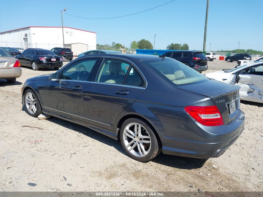 WDDGF8AB9EG164153 | 2014 MERCEDES-BENZ C 300