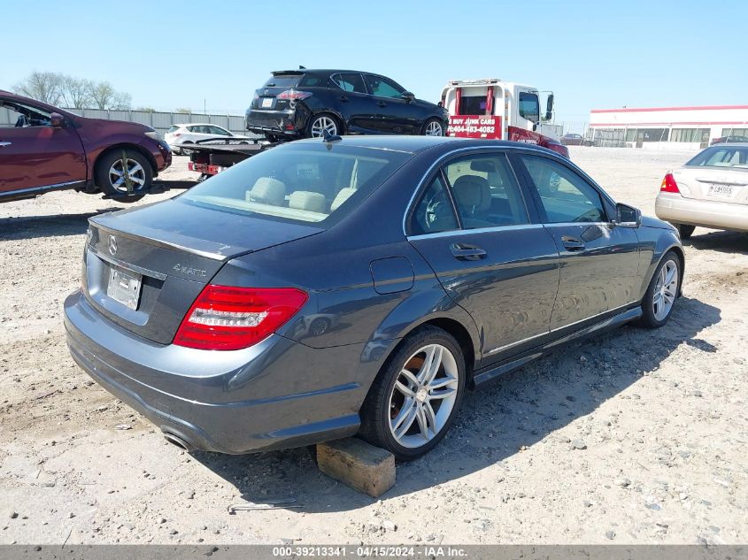 WDDGF8AB9EG164153 | 2014 MERCEDES-BENZ C 300