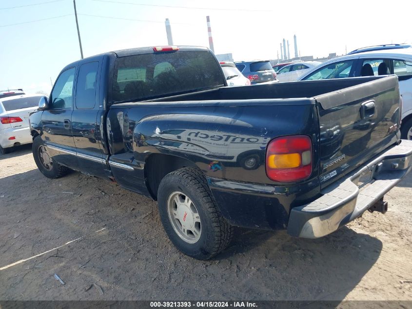 2GTEC19TX11333361 | 2001 GMC SIERRA 1500