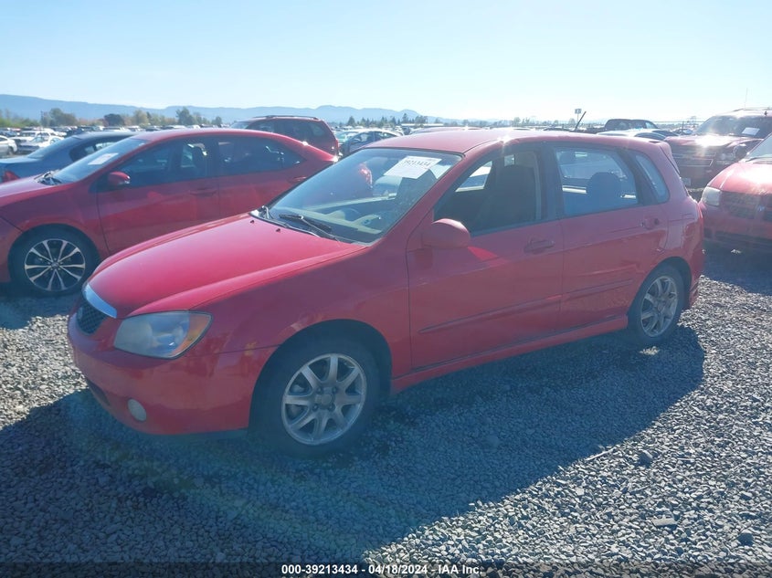 2006 Kia Spectra5 VIN: KNAFE161865367545 Lot: 39213434