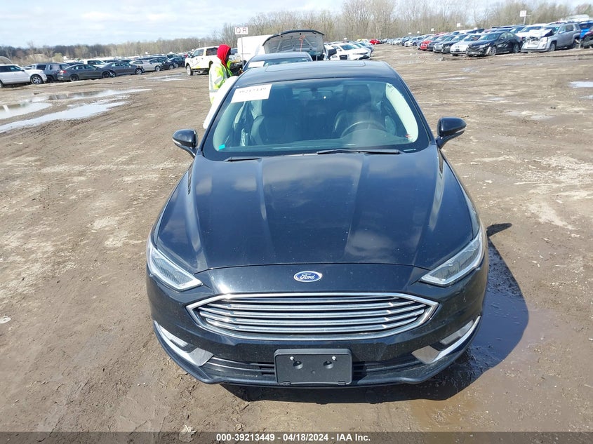 VIN 3FA6P0RU3JR249296 2018 FORD FUSION HYBRID TITANIUM