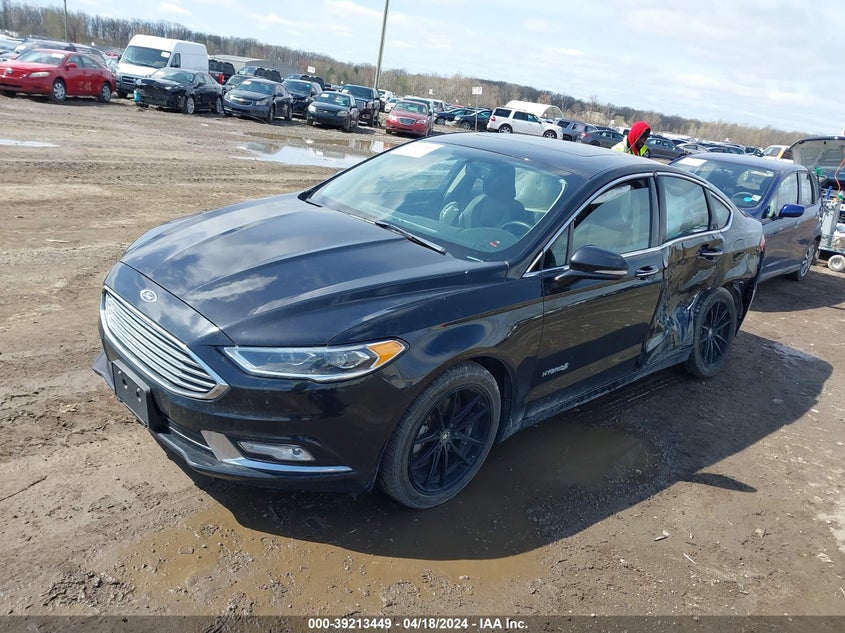 VIN 3FA6P0RU3JR249296 2018 FORD FUSION HYBRID TITANIUM