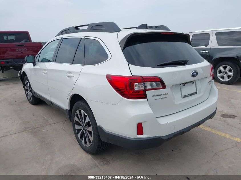 2016 Subaru Outback 2.5I Limited VIN: 4S4BSAJC4G3337227 Lot: 39213457