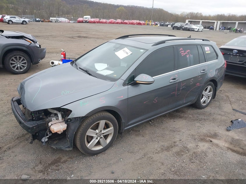 2015 VOLKSWAGEN GOLF SPORTWAGEN TDI SE 4-DOOR - 3VWCA7AU9FM514937