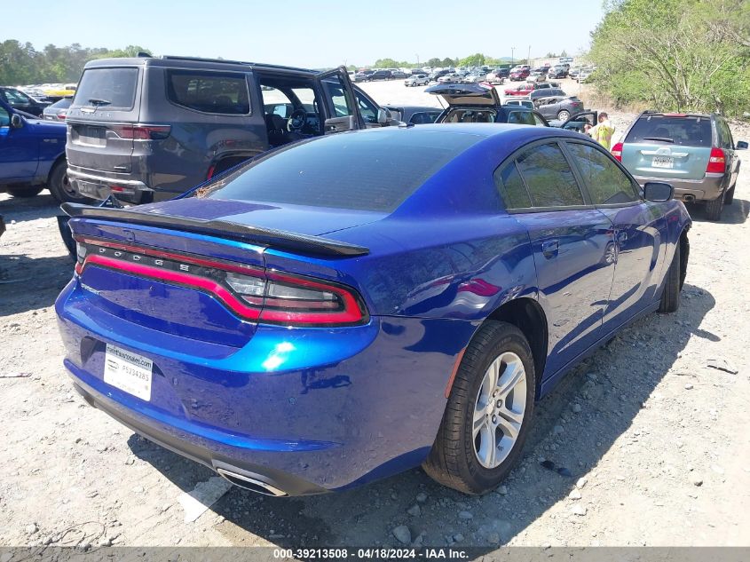 2022 Dodge Charger Sxt Rwd VIN: 2C3CDXBG6NH220089 Lot: 39213508