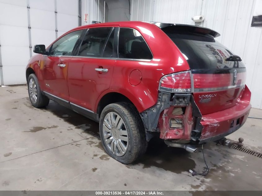 2010 Lincoln Mkx VIN: 2LMDJ8JC0ABJ21410 Lot: 39213536