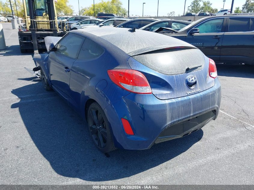 2017 Hyundai Veloster Value Edition VIN: KMHTC6AD1HU317049 Lot: 39213552