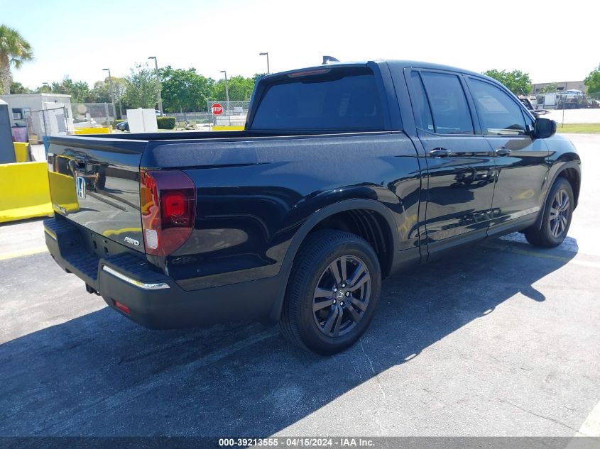 5FPYK3F10KB001837 | 2019 HONDA RIDGELINE