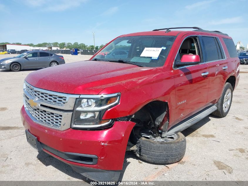 2015 Chevrolet Tahoe Lt VIN: 1GNSCBKC8FR167527 Lot: 39213625