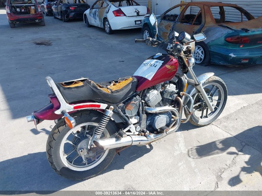 1983 Honda Vt500 C VIN: JH2PC0808DM009562 Lot: 39213634