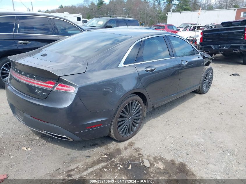 2017 Lincoln Mkz Reserve VIN: 3LN6L5F9XHR662406 Lot: 39213649