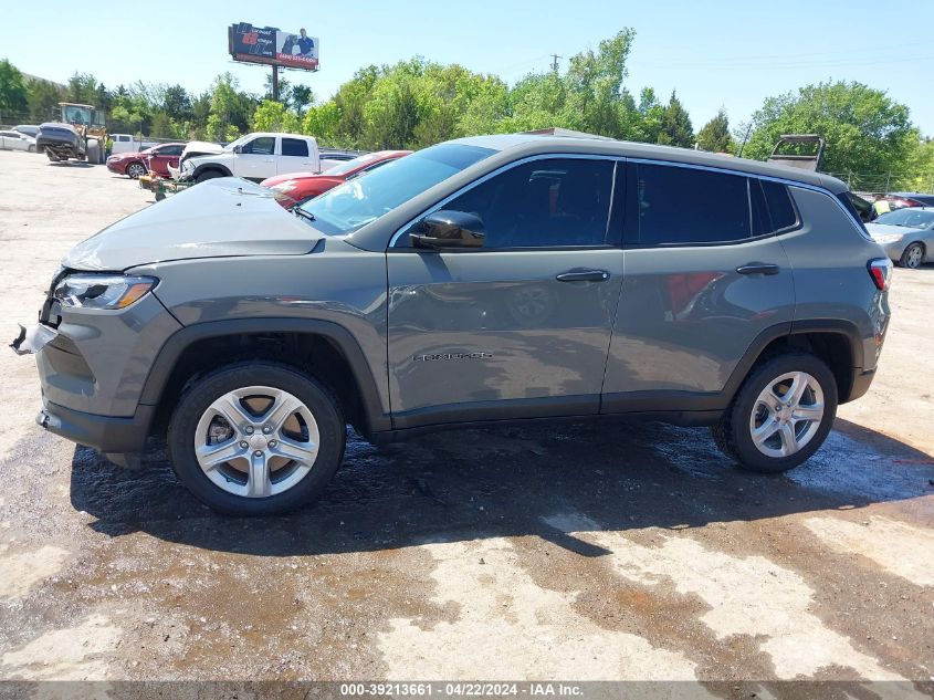 2023 Jeep Compass Sport 4X4 VIN: 3C4N31DZN73T55709 Lot: 39213661