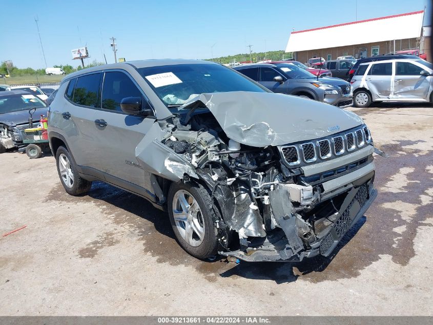 2023 Jeep Compass Sport 4X4 VIN: 3C4N31DZN73T55709 Lot: 39213661