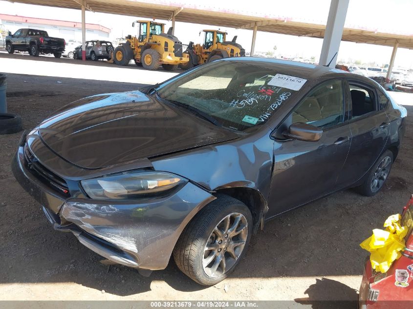 2014 Dodge Dart Sxt VIN: 1C3CDFBB5ED732485 Lot: 39213679