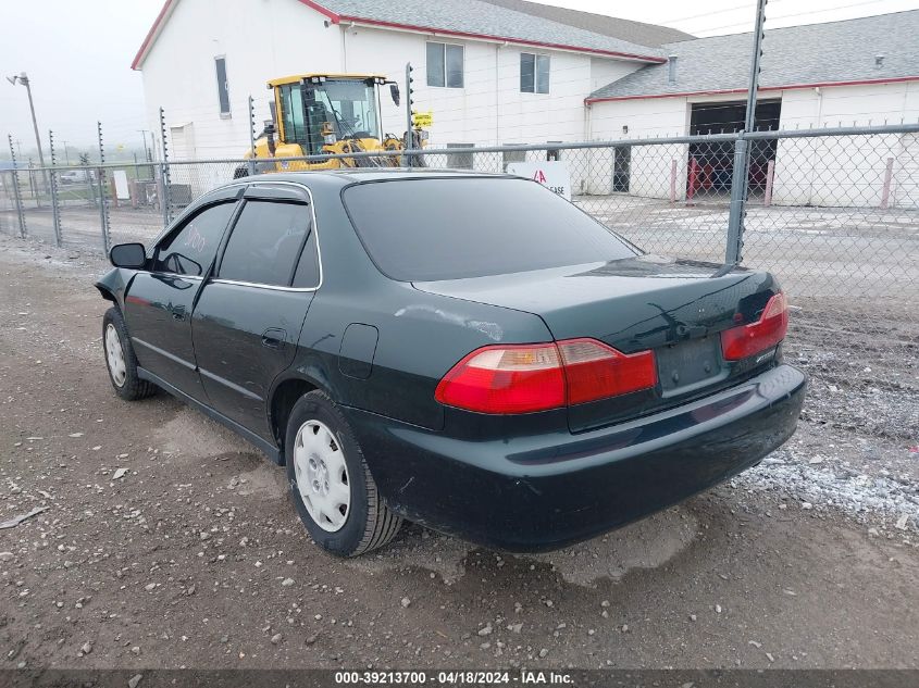 1999 Honda Accord Lx VIN: JHMCG5540XC007698 Lot: 39213700