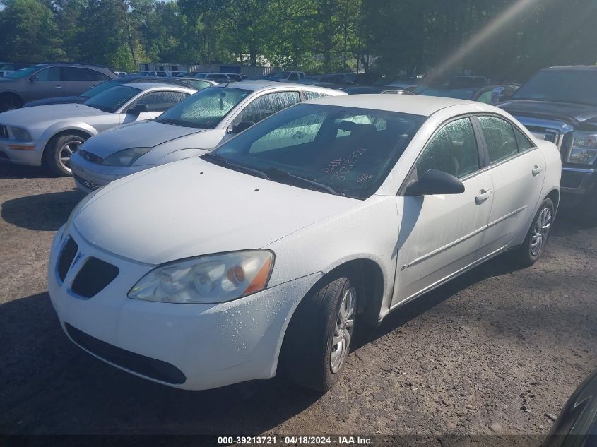 1G2ZF58B274253093 | 2007 PONTIAC G6