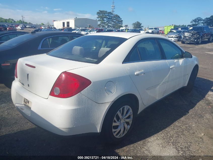 1G2ZF58B274253093 | 2007 PONTIAC G6