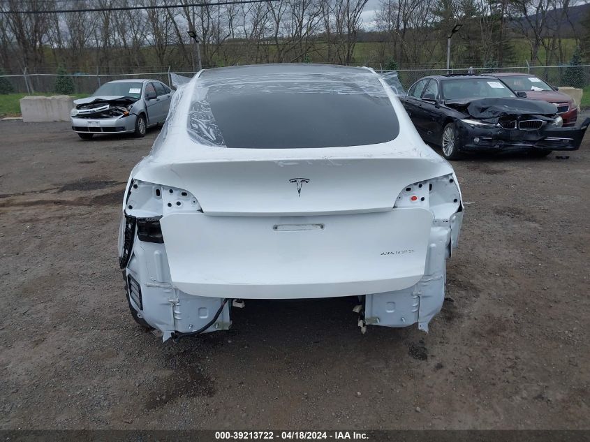 2020 Tesla Model Y Long Range Dual Motor All-Wheel Drive VIN: 5YJYGDEE6LF046500 Lot: 39213722