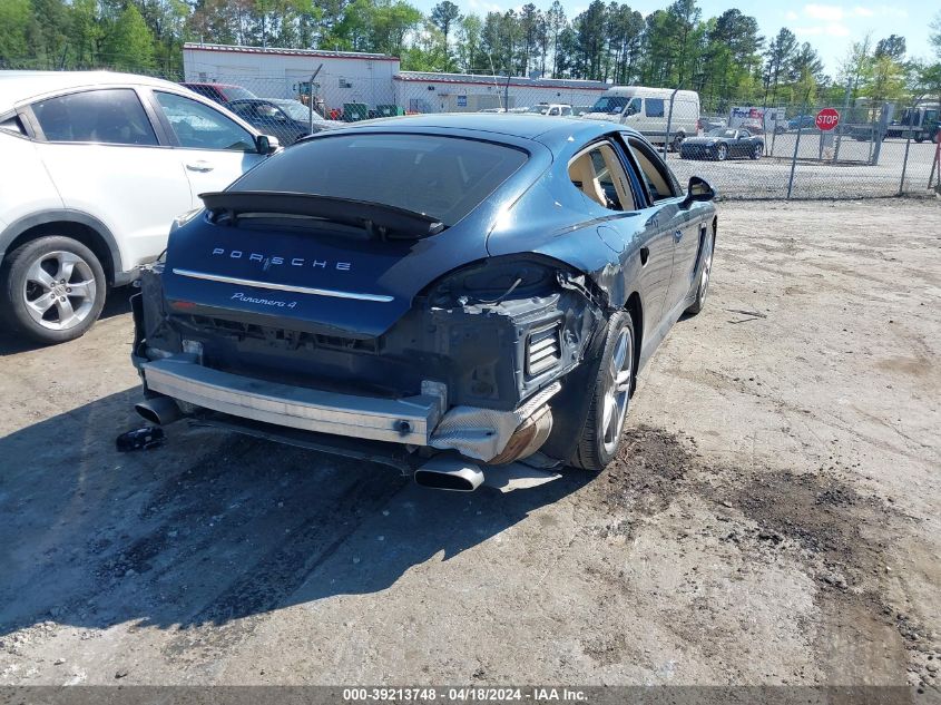 2013 Porsche Panamera 4 VIN: WP0AA2A78DL010532 Lot: 39213748