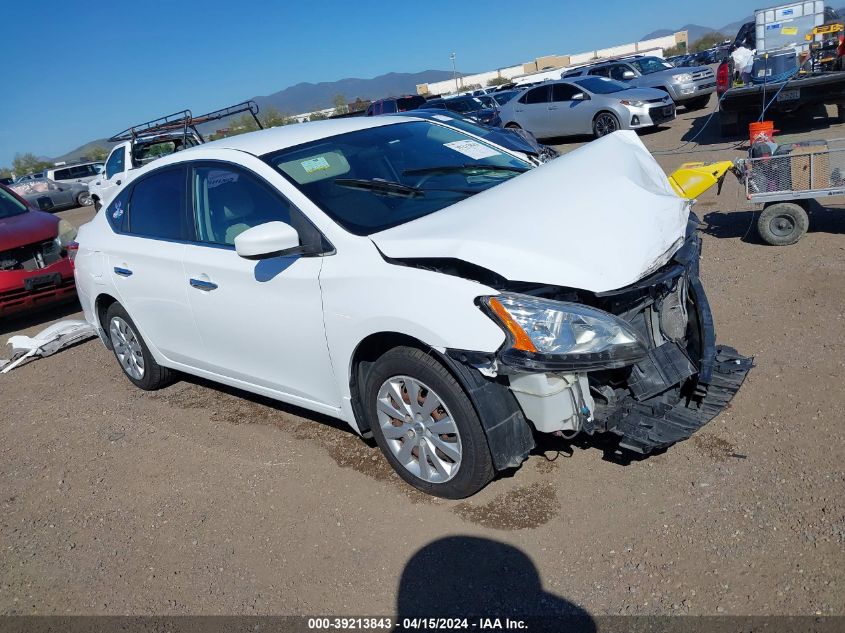 3N1AB7AP2FY265958 2015 Nissan Sentra Sv