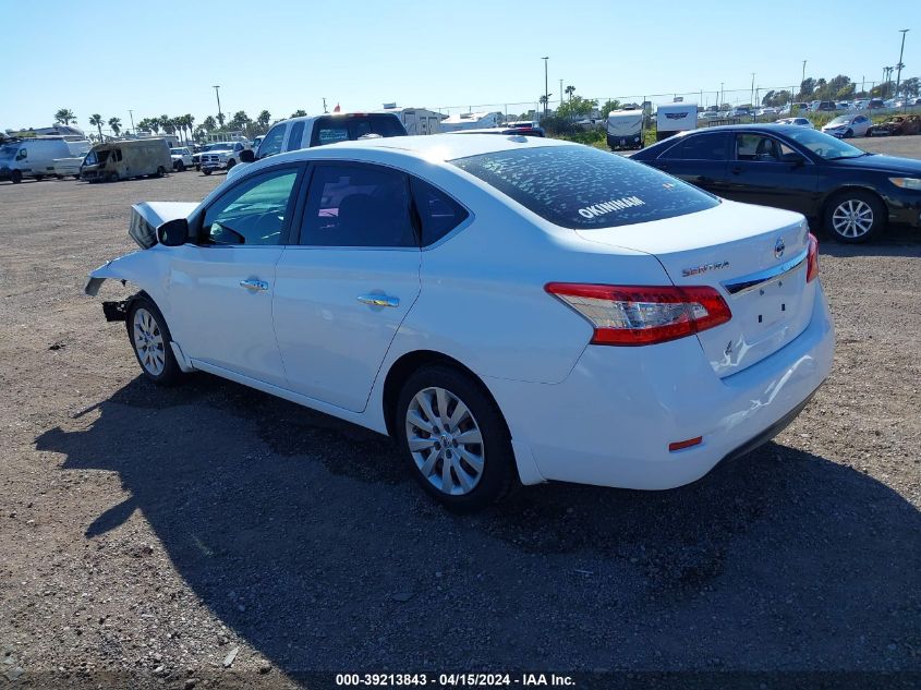 3N1AB7AP2FY265958 2015 Nissan Sentra Sv