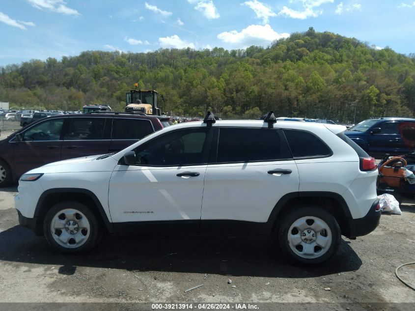 2014 Jeep Cherokee Sport VIN: 1C4PJLAB2EW288587 Lot: 39213914