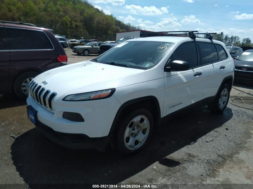 2014 Jeep Cherokee Sport VIN: 1C4PJLAB2EW288587 Lot: 39213914