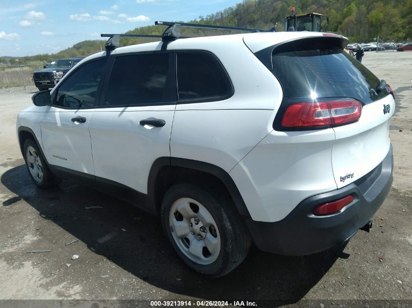 2014 Jeep Cherokee Sport VIN: 1C4PJLAB2EW288587 Lot: 39213914