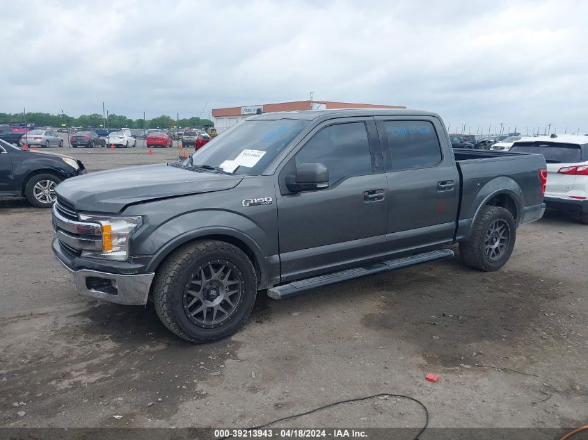 2019 Ford F-150 Lariat VIN: 1FTEW1C5XKKD14845 Lot: 39213943