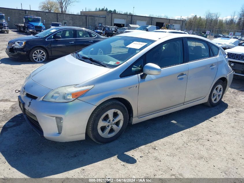 2013 Toyota Prius Two VIN: JTDKN3DU2D0344203 Lot: 39213952