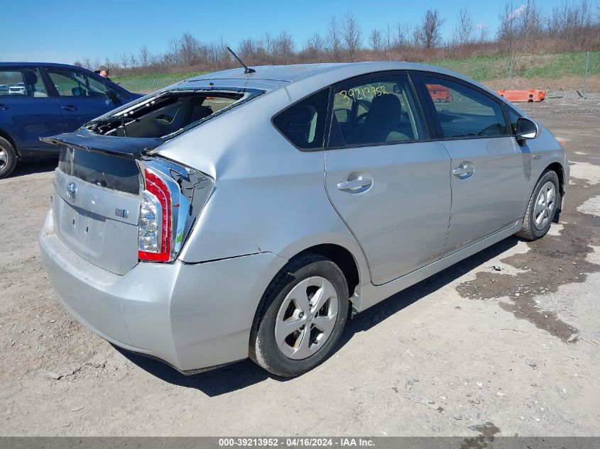 2013 Toyota Prius Two VIN: JTDKN3DU2D0344203 Lot: 39213952