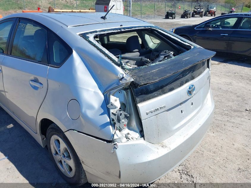 2013 Toyota Prius Two VIN: JTDKN3DU2D0344203 Lot: 39213952