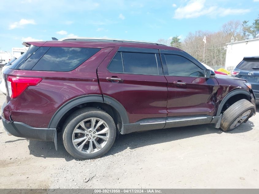 2022 Ford Explorer Limited VIN: 1FMSK8FH4NGB55725 Lot: 39213958