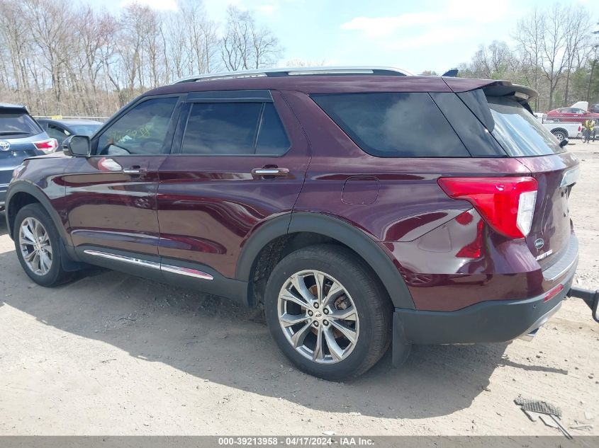 2022 Ford Explorer Limited VIN: 1FMSK8FH4NGB55725 Lot: 39213958